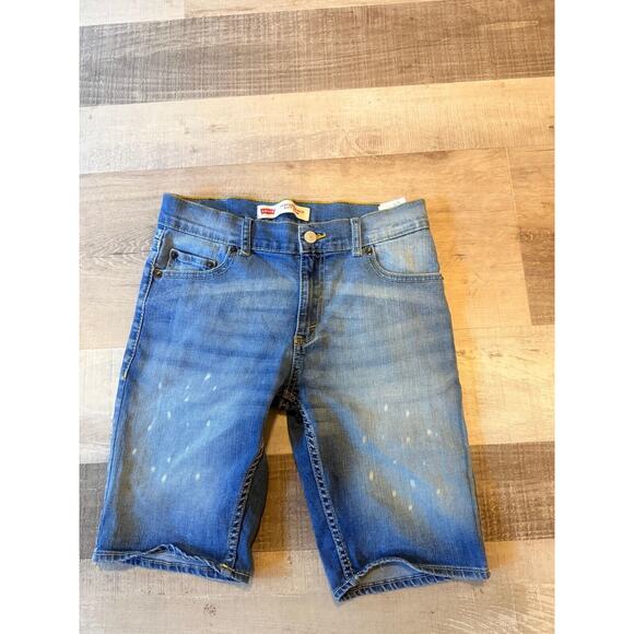 Levi's Other - Levi's Jean Shorts Girls 14 Blue Denim 511 Performance Slim Red Tab High Waisted